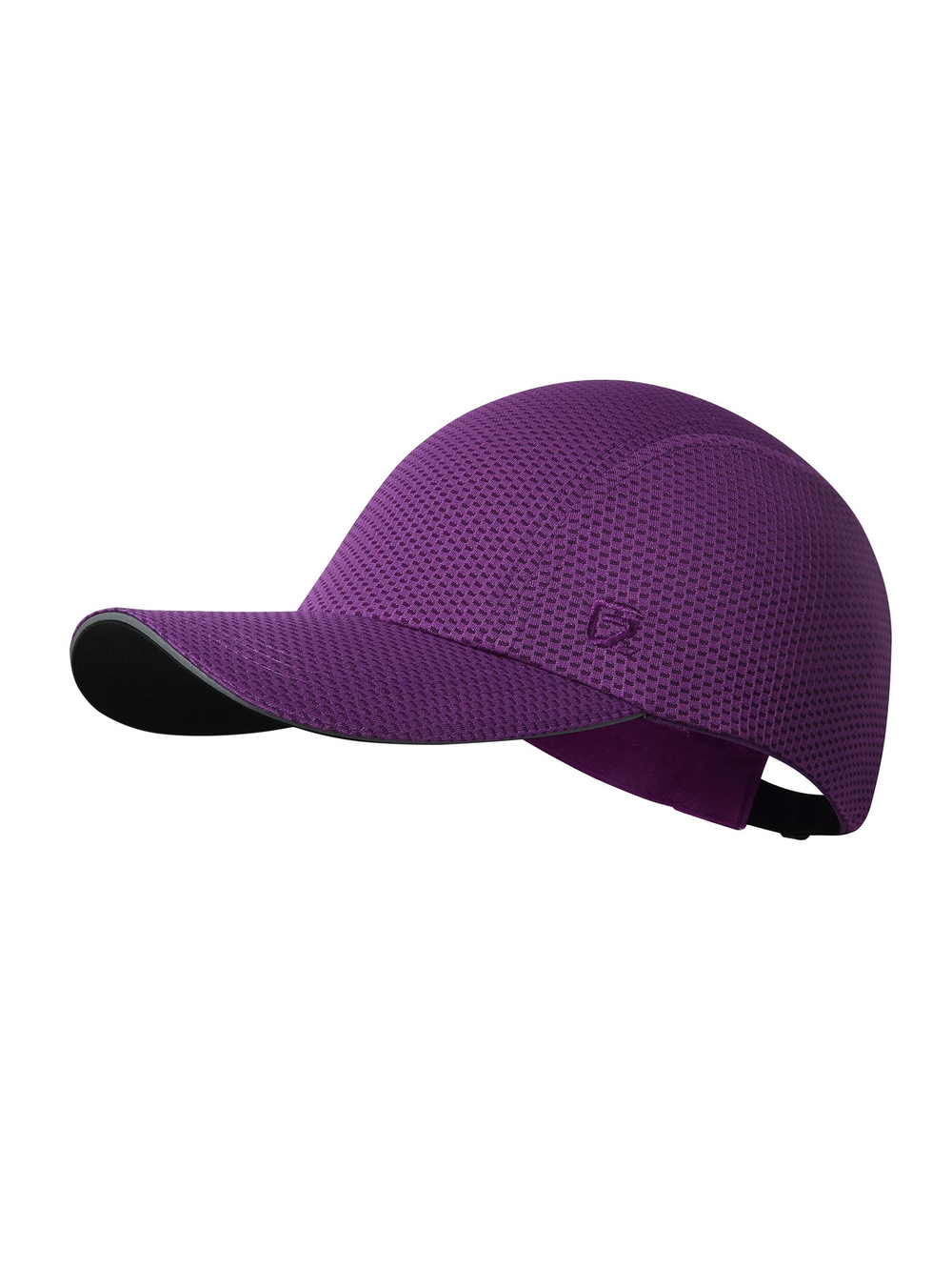 Women's Race Day Running Cap Performance Mesh | Dark Purple | Size 6 5/8-7 1/2